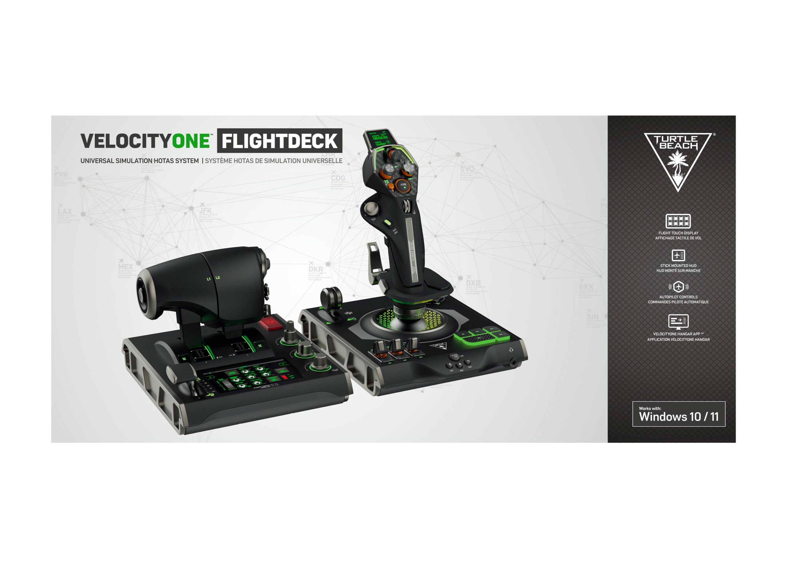 IL TURTLE BEACH'S VELOCITYONE FLIGHTDECK HOTAS PREMIUM È