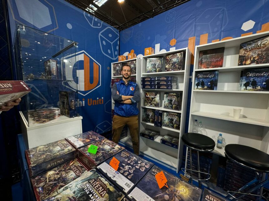 Stefano De Carolis, COO Giochi Uniti, allo stand SPIEL 2024